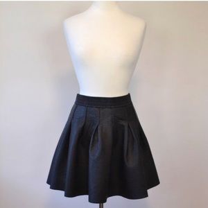 H&M Faux Leather Skirt